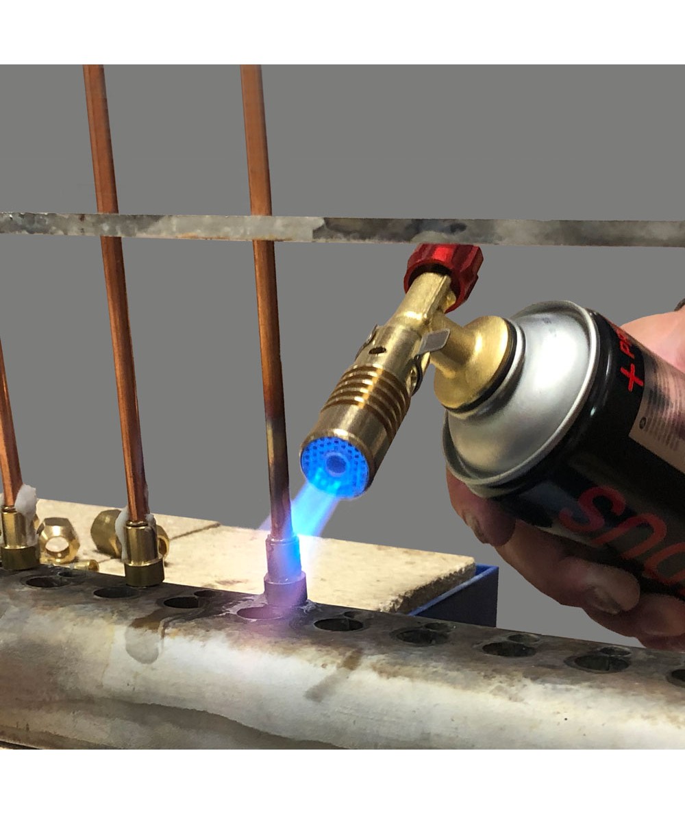 Lampe à souder butane/propane rechargeable – Multi-position & pratique