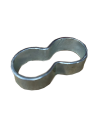 Attache double pour tuyau Ø10x17 ou Ø6.3x12