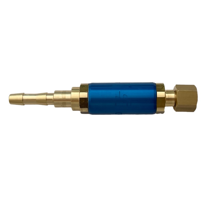 Clapets anti-retour stop feu oxygène, acétylène ou propane pour chalumeau écrous 12x100 type éclair 0 ou coupeur mini foudre Clapets anti-retour stop feu oxygène, acétylène ou propane pour chalumeau écrous 12x100 type éclair 0 ou coupeur mini foudre