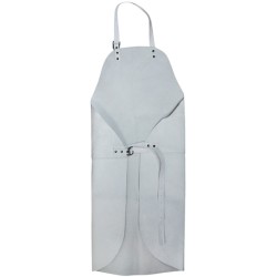 Tablier de soudeur en croûte de cuir bovin blanc