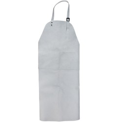 Tablier de soudeur en croûte de cuir bovin blanc