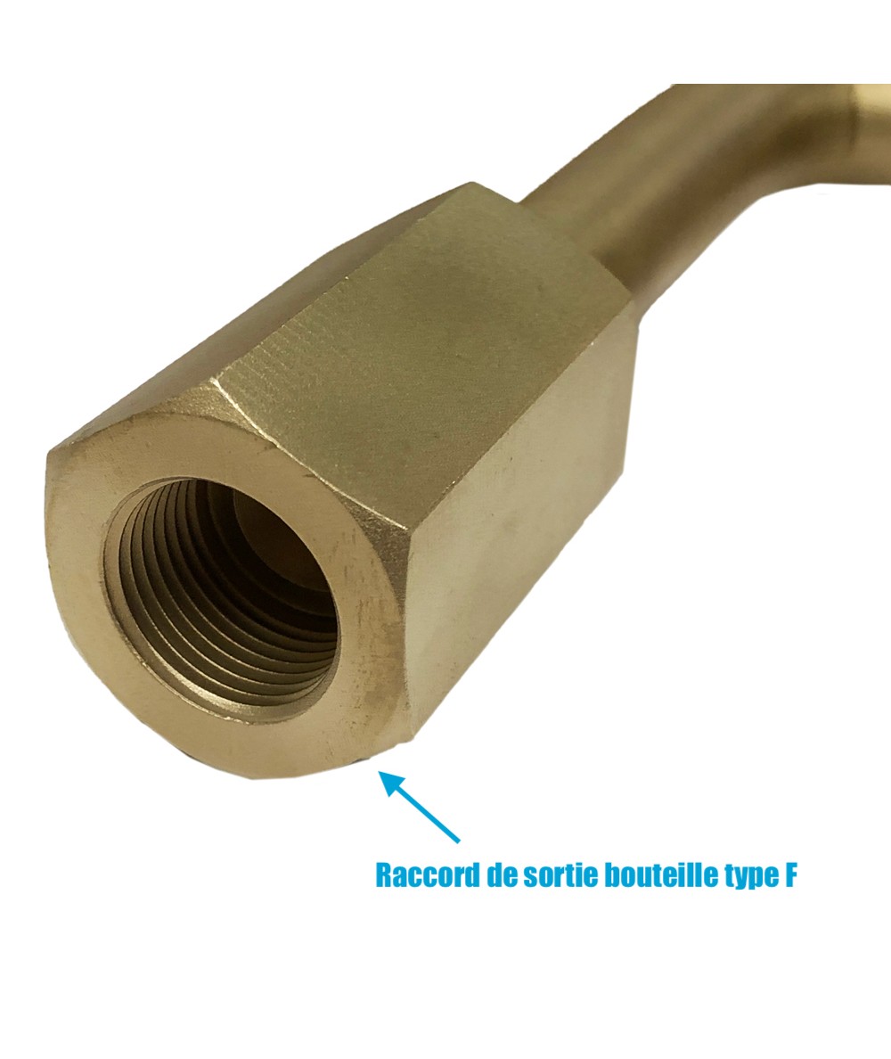 Té haute pression pour cadre bouteilles oxygène